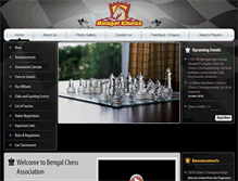 Tablet Screenshot of bengalchess.org